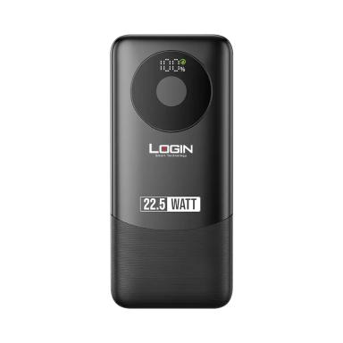Login L-709 VOLTRA Power Bank — 10000 mAh 22.5W Built-in Cables