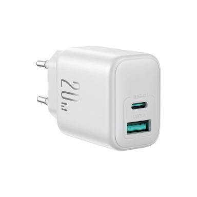 Joyroom JR-TCF21 20W Dual-Port (A+C) Charger White