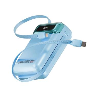 Login L-713 Aera 20000mAh 20000mAh 35W Output Attached PD & Lightning Cable