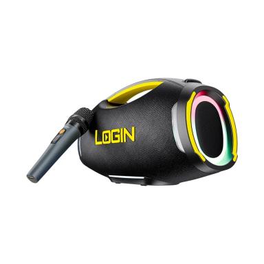 Login L-276 Vibe OG Wireless Speaker 250W RMS 6hrs playback Wireless Mic