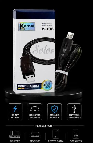 Smart Powerbank cable for Wifi router