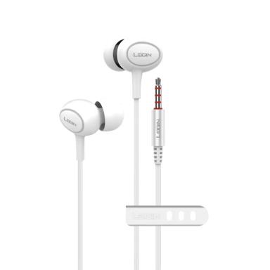 Login L-310 Handsfree - 3.5mm Heavy Bass Toe Wire 1.2m Length Copper Ring Full Ear