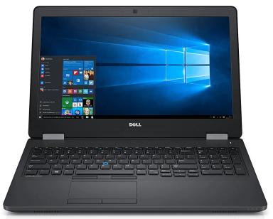 Dell Latitude E5570 6th Gen i7-6600u2 Cores 4 CPUs 4MB Cache up to 3.4Ghz 8GB RAM DDr4 256 SSD NVMe M.2 2GB R7 M360 GDDR5 Card 15.6 FHD IPS lED
