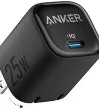 Anker 25W UsbC Fast Charger Compact size PowerIQ 3.0 & PPS for Super Fast Charging 2-Pin