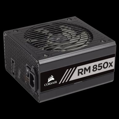 Corsair RM850X 850W Fully Modular Power Supply 80 Plus Gold Certified Ultra-Low Noise Design