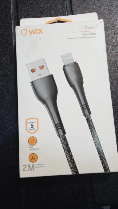 Cable Black iPhone USB Cable
