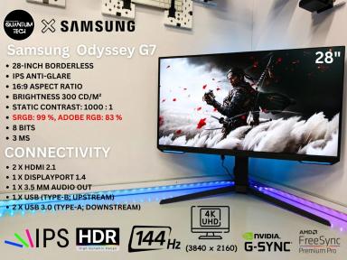 Samsung Odyssey G7 S28AG70 28inch 4K 144Hz Gaming Borderless Monitor