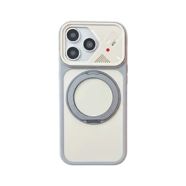 Case Lord Silicone Matte 360 Series Phone Case for 16 Pro Max White Butter