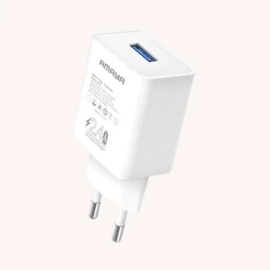 AMAYA AM-M3 (Micro) USB-A Port Charger – 2.4A Fast Charging