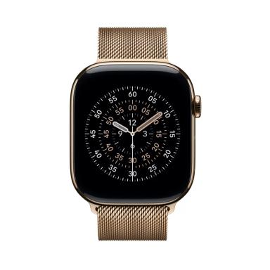 Apple WATCH SERIES 11 46 mm Stainless Steel GOLD MILANESE LOOP (S/M)
