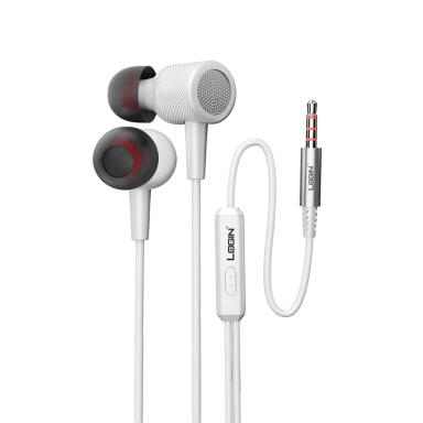 Login L-302 Handsfree 3.5mm Clear Sound Tpe Wire 1.2m Length Metal Pin