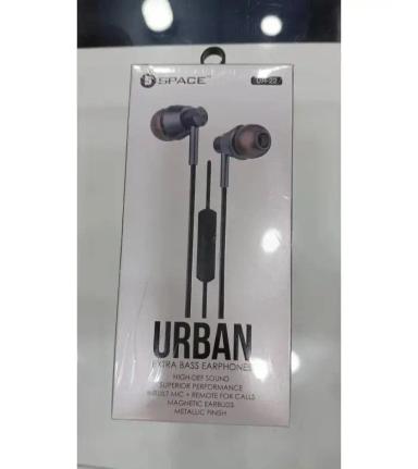 Space UR-22 Urban Extra Bass Earphones
