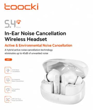 Toocki Airpods With 5.4 Bluetooth Chip