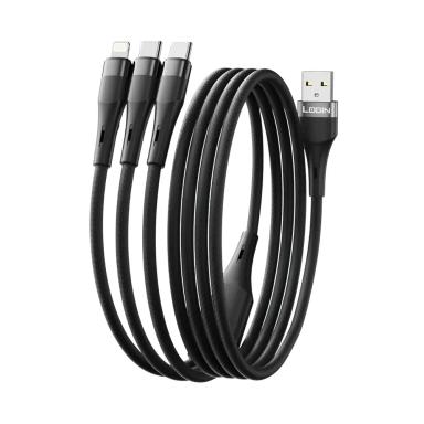 Login L-909 3-in-1 Charging Cable – 12W 