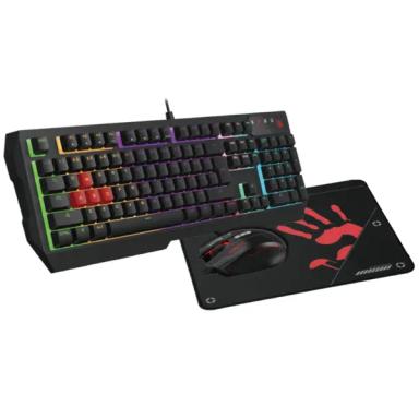 Keyboard & Mouse Bloody Black B1700 Gaming Set
