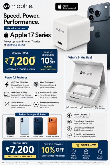Adapter Silver White Compact & efficient