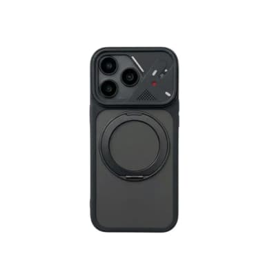 Case Lord Silicone Matte 360 Series Phone Case for 15 Pro Max Starry Black