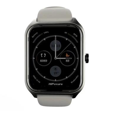 HiFuture Ultra 2 Pro Calling Smartwatch with Touch Screen Fitness Tracker with Heart Rate and Waterproof Pedometer - Grey