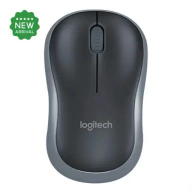 Logitech 2.4GHz Wireless Optical Mouse with Nano USB Receiver – B175 - Black