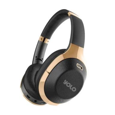 YOLO MARS H1 Premium Bass Headphones Gold
