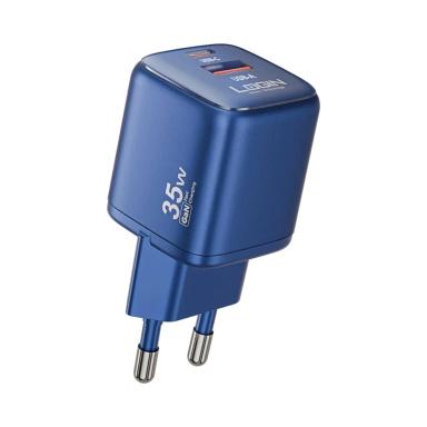 Login L-413 GANGO Fast Charger — 35W Fast Charging USB-C PD + USB-A Dual Port GaN PD to IOS Charger