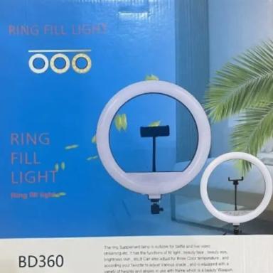 BD-360 Ring Fill Light For Selfies Video Calling 14-Inch
