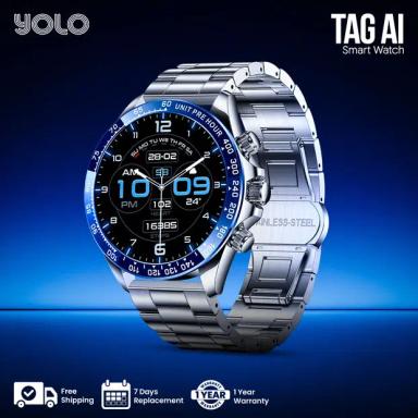 YOLO Tag Ai 1.43inch Super AMOLED Display Smartwatch