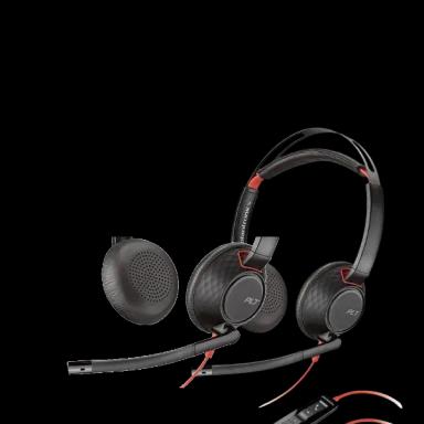 Poly Plantronics C5220 C5220 Dual Ear without Pouch Noise-Canceling Black USB