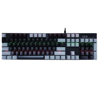 Keyboard Black Zidli ZK100 Mechanical RGB Gaming Keyboard — Blue Switches