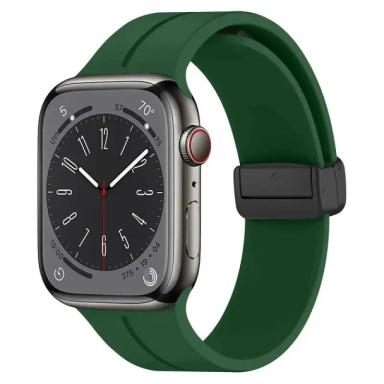 Silicone Magnetic Folding Replacement Band for Apple Watch by Case Lord (42/44/45/46/49mm)