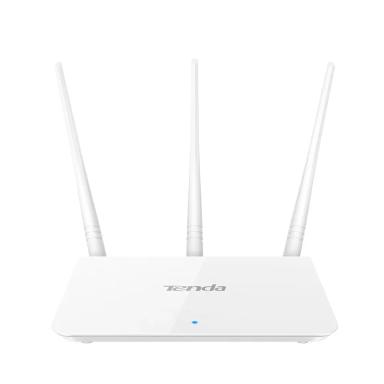 Tenda 2B52F3 Wireless N300 WiFi Router – 2.4GHz 3 Antennas 4 LAN Ports