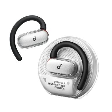 Anker Soundcore V40i Open Ear Earbuds with Lidless Case 4 Adjustable Positions AI Clear Calls Richer Bass IP55 21H Playtime Bluetooth 5.4 - White