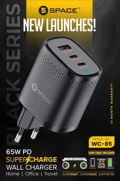 Space WC-85 Original 65W PD Super Charge Wall Charger