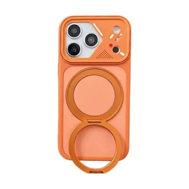 Case Lord Silicone Matte 360 Series Phone Case for iPhone 17 Pro Max Orange