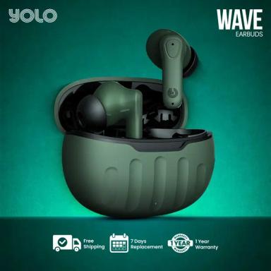 YOLO YOPOD WAVE True Wireless Earbuds Army Green