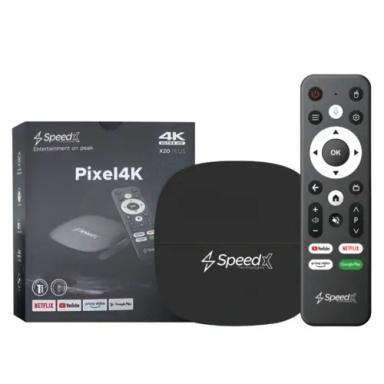 Speed-X Pixel 4K X20 Plus Smart TV Box (2GB+16GB Android 10)