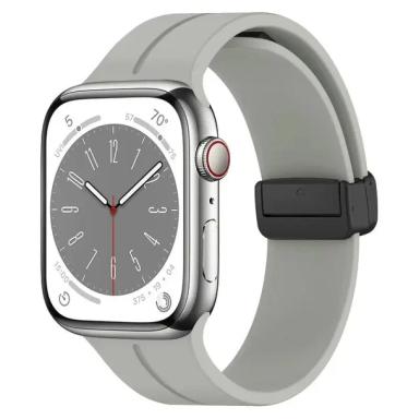 Silicone Magnetic Folding Replacement Band for Apple Watch by Case Lord (42/44/45/46/49mm)