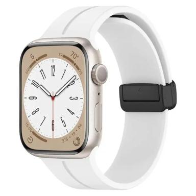 Silicone Magnetic Folding Replacement Band for Apple Watch by Case Lord (42/44/45/46/49mm)