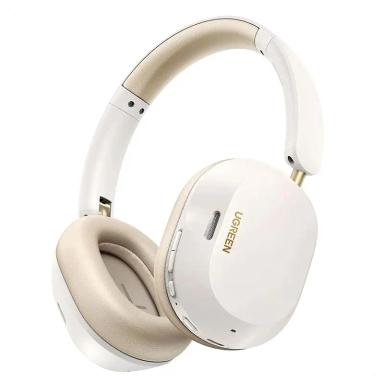 Ugreen HiTune MAX 5C Advanced Hybrid Active Noise Cancellation Bluetooth Headphones - White