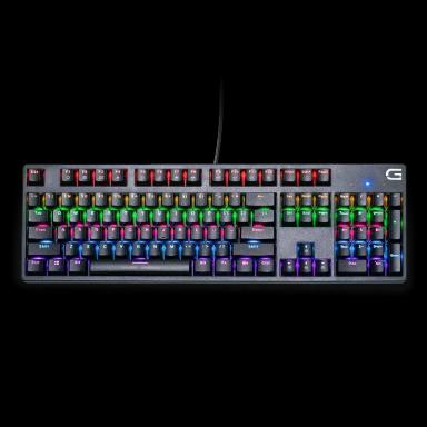 Zanmson KB5223D Mechanical RGB Gaming Keyboard Ergonomic Wired Keyboard for Gamers