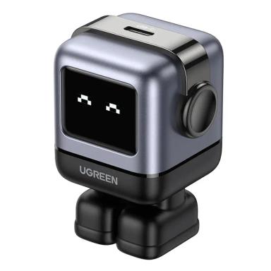 Ugreen Uno 30W USB-C GaN Fast Charger Compact Robot Design Power Adapter - Black