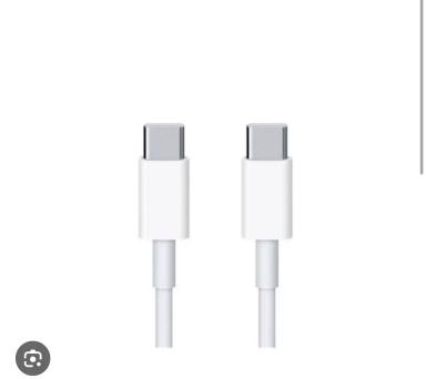 Cable Apple Off White Any model upto Iphone 15 Series or any android phones