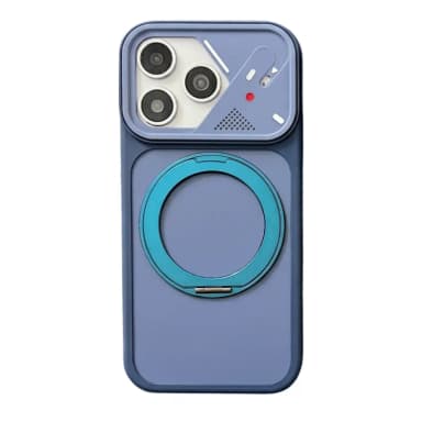 Case Lord Silicone Matte 360 Series Phone Case for 16 Pro Midnight Blue