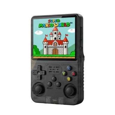 R36S 64GB (Ark OS) Retro Pocket Handheld Console 20000+ Games with Eye Protection HD 3.5 IPS Screen for Adults and Kids