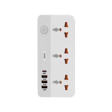 YOLO Y-902 Power Strip Rated Power 2500W White