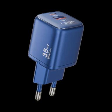 Login L-413 GANGO Fast Charger 35W Fast Charging USB-C PD + USB-A Dual Port GaN Charger PD to PD