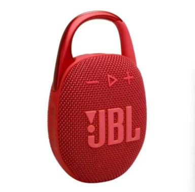 JBL JBL Clip 5 – Ultra-Portable Waterproof & Dustproof Bluetooth Speaker Big Pro Sound with Punchy bass Up to 12 Hours of Play – Red
