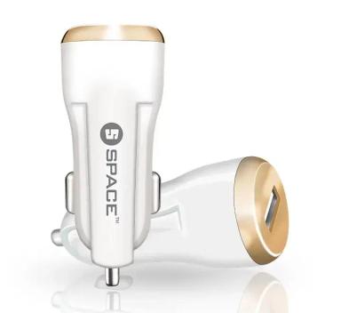 Space CC-170 Original Adaptive Fast Car Charger - Dual USB Port 3.1A Smart Fast & Reliable Charging