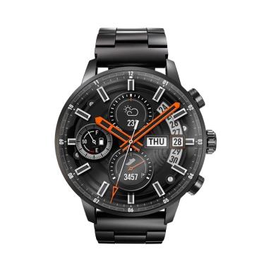 Login L-108 Royal Smart Watch Animated Faces 1.46 Amoled Display Black Chain