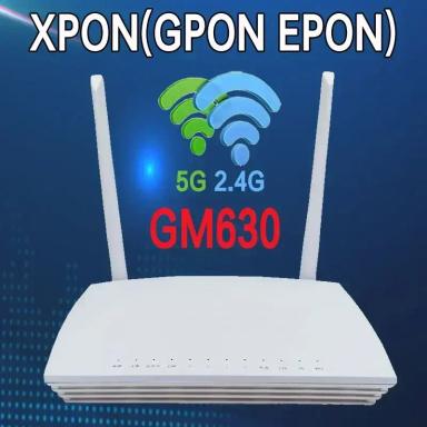 Xpon GM630 WiFi 6 Xpon 2.4G 5G Dual Band Fiber Optical Modem Xpon Gpon ONU